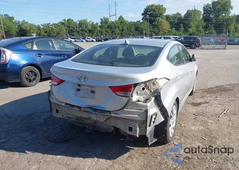 2012 Hyundai Elantra Gls from USA, damaged, VIN 5NPDH4AE2CH065581